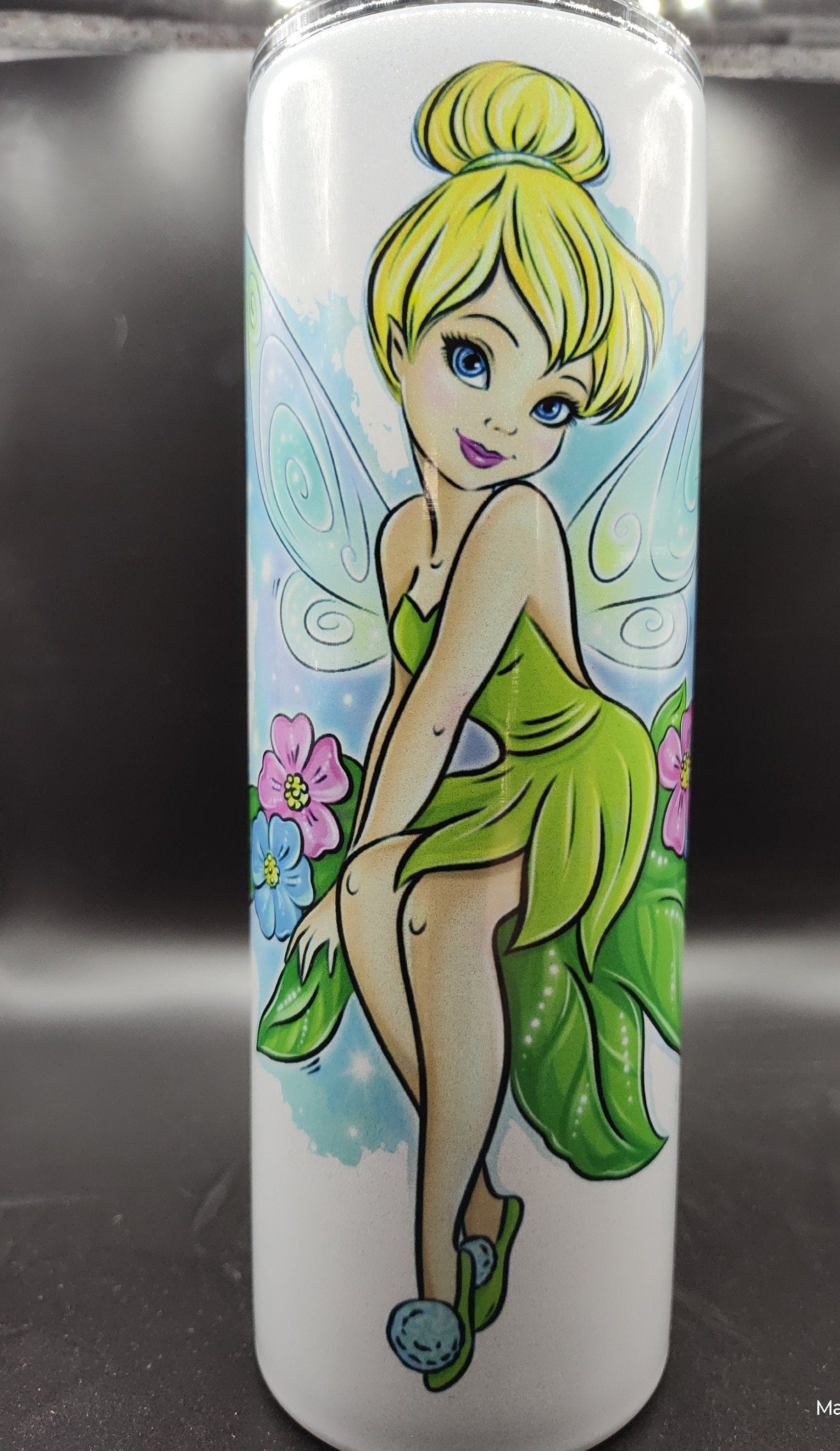 Personalized Tinkerbell Tumbler: Custom Girls Trip Insulated Mug