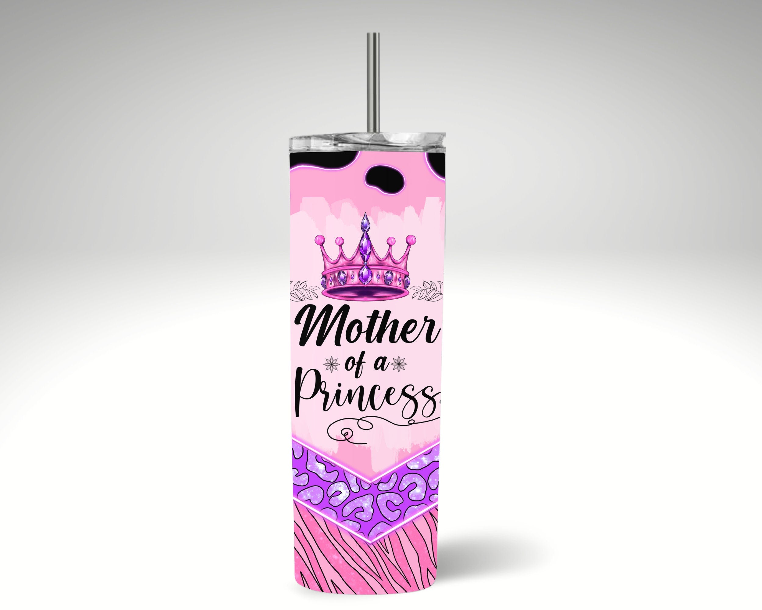 Personalized Mom and Daughter Tumblers: Insulated Travel Cup & Sippy Cup Set