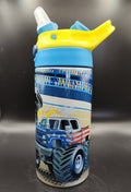 Engraved Kids Tumbler: 12 oz Affirmation Water Tracker Bottle