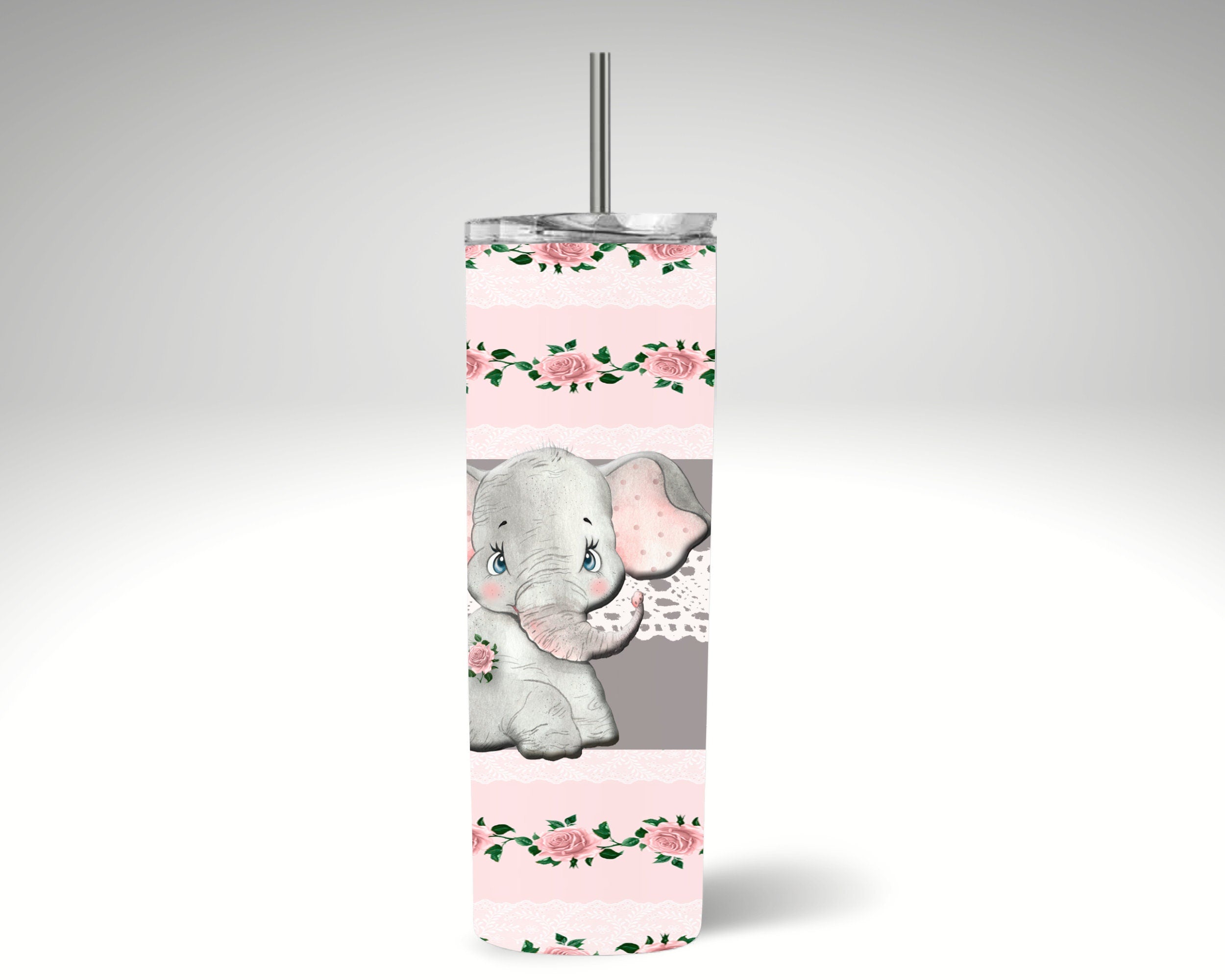 Mom and Daughter Tumbler Set: Custom Insulated Sippy Cup & 20oz Tumbler