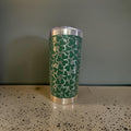 Shamrock Travel Tumbler: Green Insulated Coffee Mug