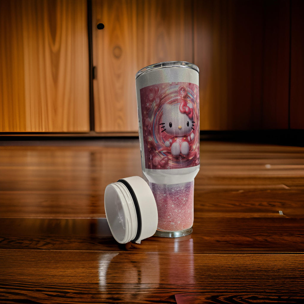 Hello Kitty Insulated Tumbler: Large Holographic Cup