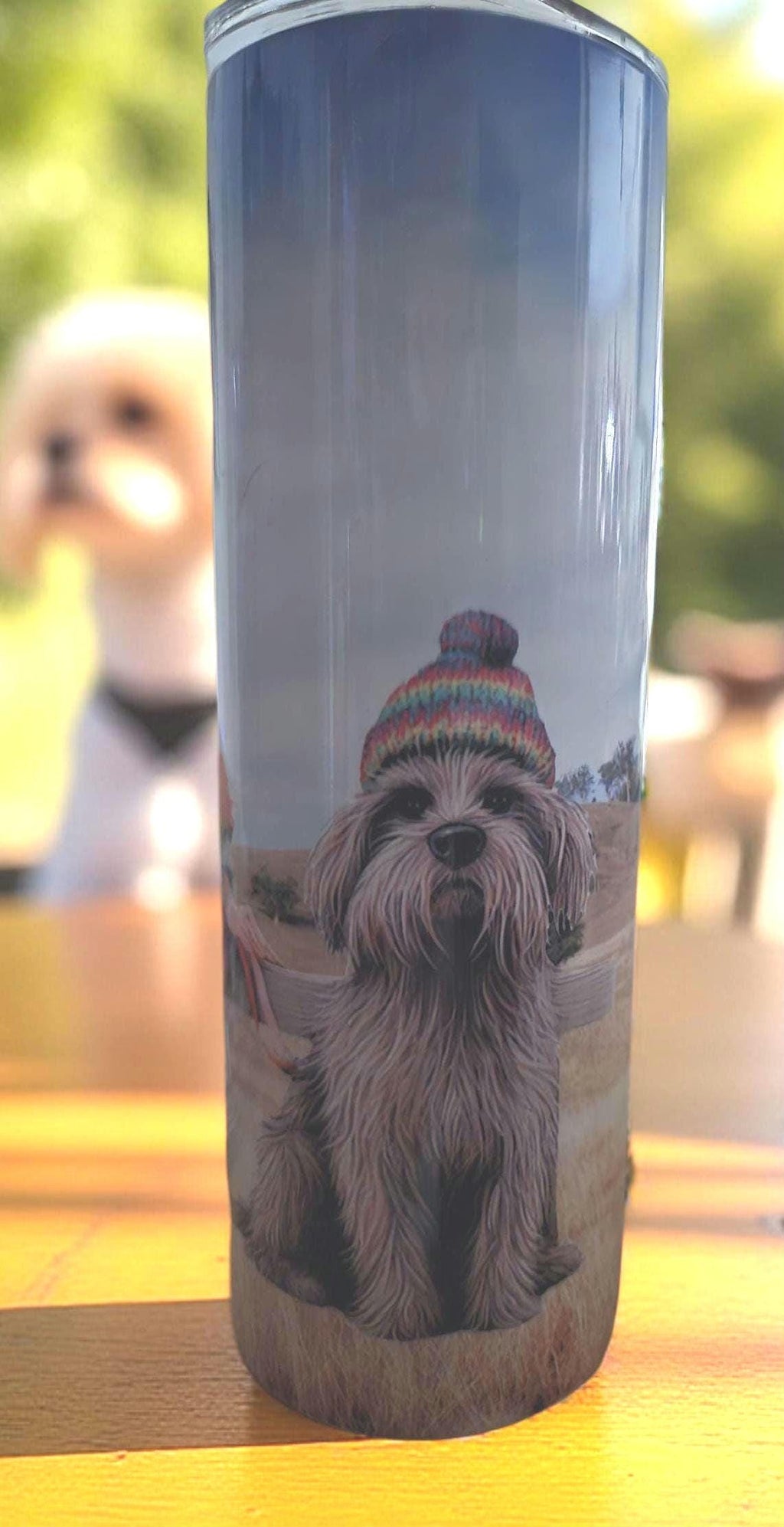 20 oz Girl and Her Dog Tumbler - Cute Insulated Drinkware for Daily Hydration - Perfect Gift for Dog Moms and Animal Lovers