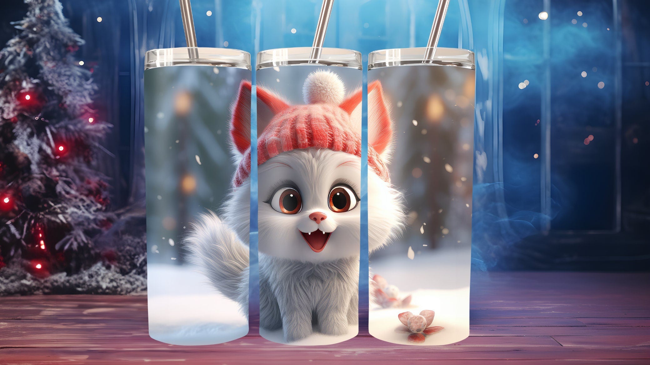 Custom Cat 20 oz Tumbler: Insulated Travel Cup, Gift for Cat Lovers