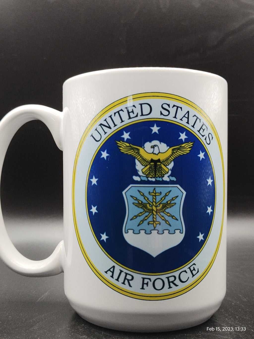 USAF Seal Mug: Personalized Air Force Retirement Gift