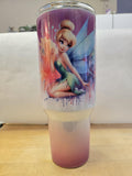 Tinkerbell Large Holographic Custom Tumbler, Insulated Cup for Big Thirst, Magical Gifts for Disney Fans