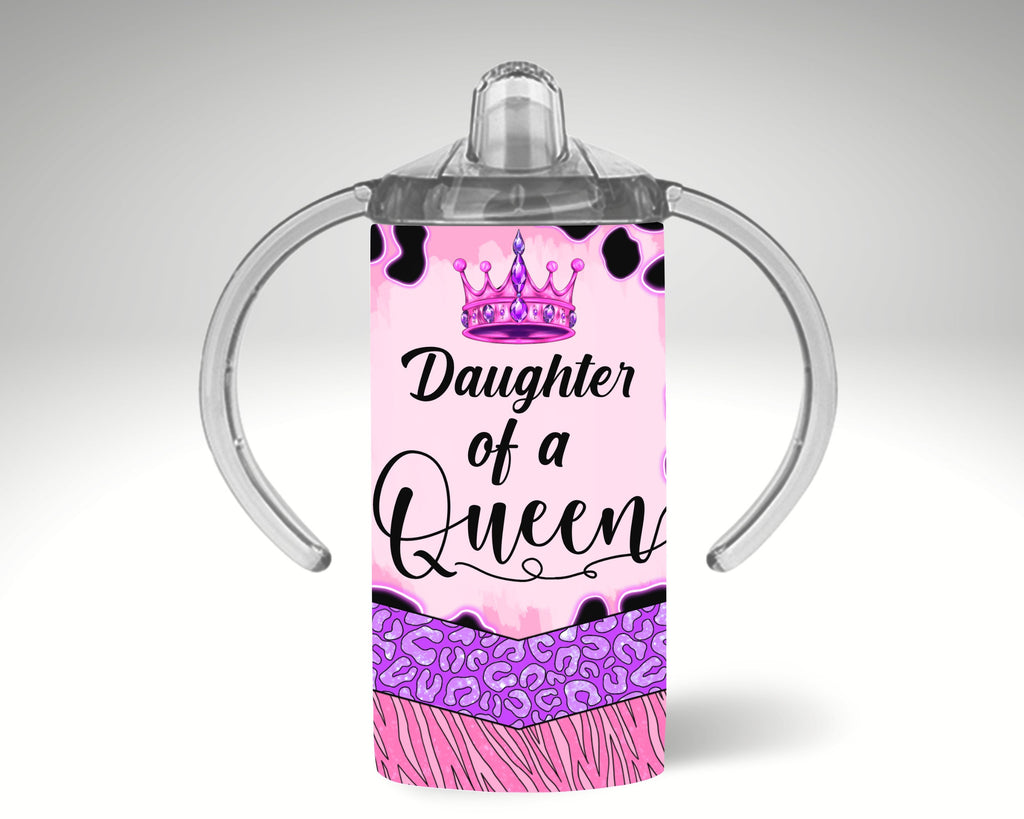 Personalized Mom and Daughter Tumblers: Insulated Travel Cup & Sippy Cup Set