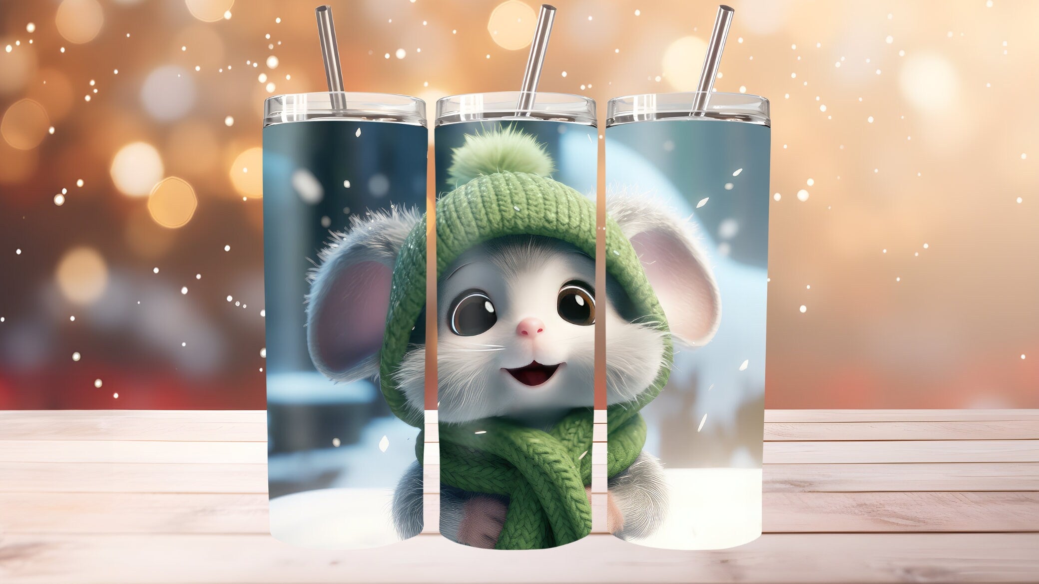 Custom Mouse 20 oz Tumbler: Insulated Travel Mug