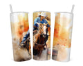 Barrel Racing Tumbler: Cowgirl Positive Affirmations Cup - 20 oz