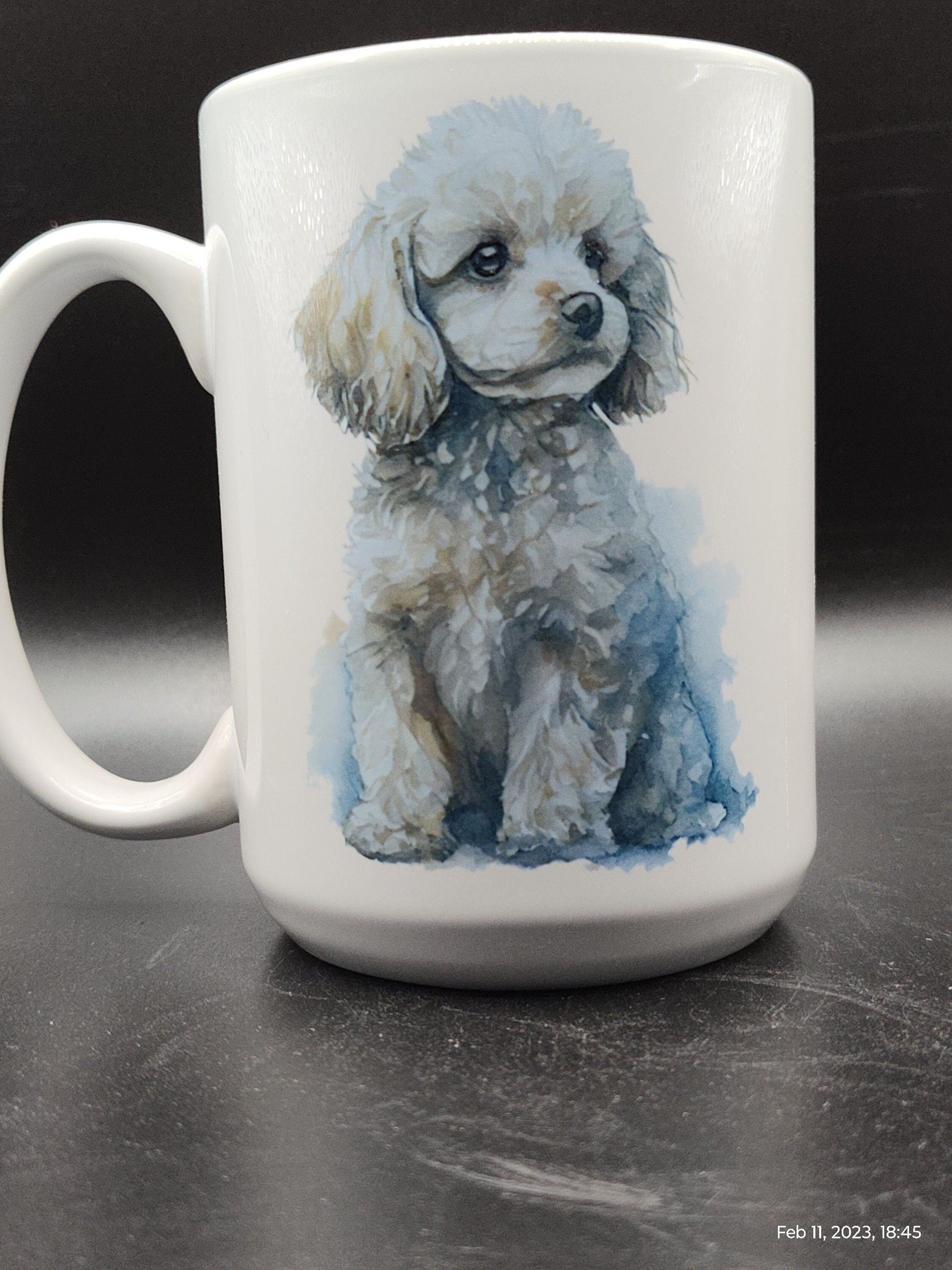 Poodle Mug: Stylish Ceramic Dog-Themed Drinkware