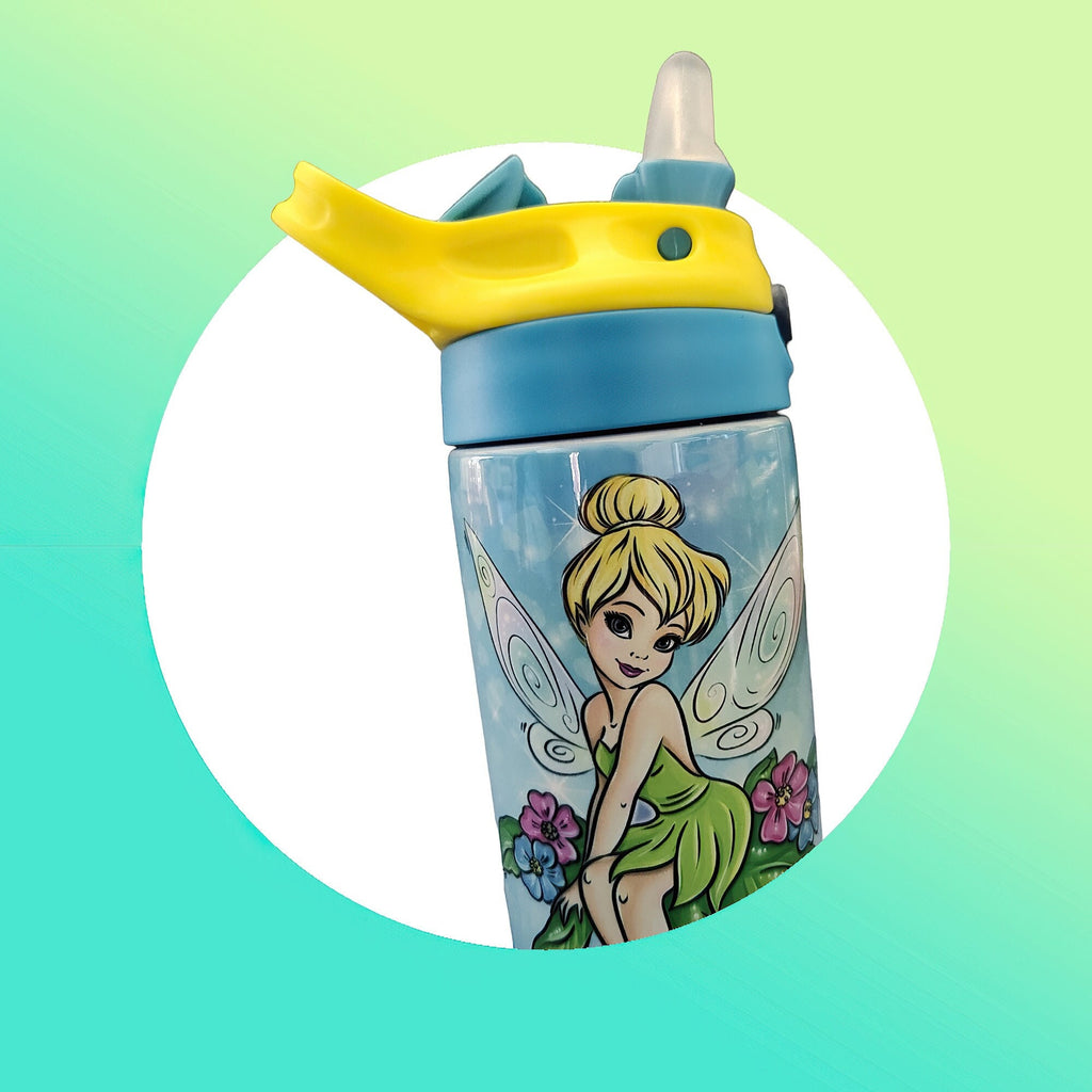 Children's Tinker Bell 12 oz Tumbler, Whimsical Eco-Friendly Cup for Drinks, Ideal Gift for Little Disney Fans